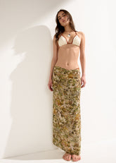 Long Animal Print Sarong