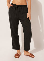 Linen and Viscose Pants