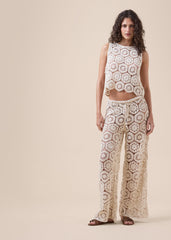 Crocheted Maxi Gilet