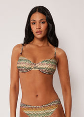 Balconette Swimsuit Top Elegant Ethnic