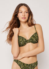 Balconette Swimsuit Top Natural Tie-Dye