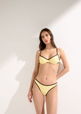 Balconette Swimsuit Top Bicolor Piping