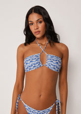 Bandeau Swimsuit Top Water Reflection