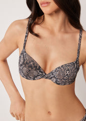 Push Up Swimsuit Top Classic Snake