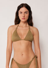 Triangle Swimsuit Top Sophisticated Shine
