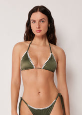 Triangle Swimsuit Top Refined Shine