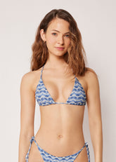 Triangle Swimsuit Top Water Reflection