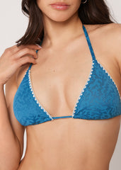 Triangle Swimsuit Top Sea Corals