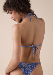 Triangle Swimsuit Top Paisley