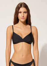 Graduated Padded Criss-Cross Triangle Swimsuit Top Indonesia
