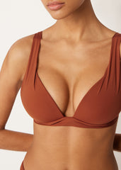 Premium Fit Padded Triangle Swimsuit Top