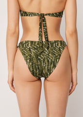 Tied Swimsuit Bottom Natural Tie-Dye