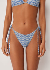 Side Tie Swimsuit Bottom Water Reflection