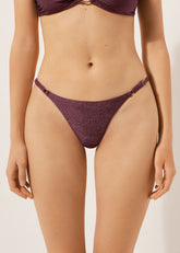 Thong Swimsuit Bottom Golden Glow