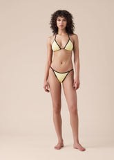 Thong Swimsuit Bottom Bicolor Piping