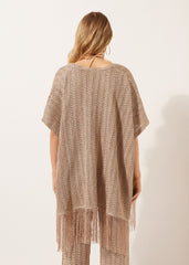Crocheted Lamé Vest