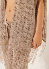 Crocheted Lamé Vest