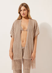 Crocheted Lamé Vest
