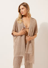 Crocheted Lamé Vest