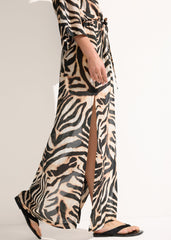 Zebra Print Kimono