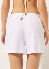 Linen and Viscose Shorts