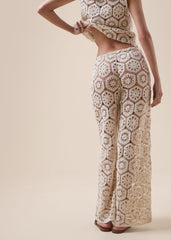 Crocheted Maxi Gilet