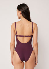One Piece Swimsuit Invisible Bonding