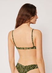 Balconette Swimsuit Top Natural Tie-Dye