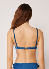 Shiny Satin Tank Swimsuit Top