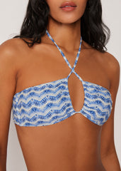 Bandeau Swimsuit Top Water Reflection