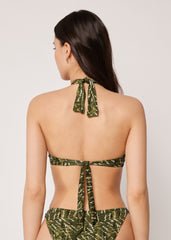 Bandeau Swimsuit Top Natural Tie-Dye