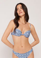 Padded Push-Up Swimsuit Top Water Reflection