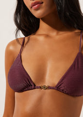 Triangle Swimsuit Top Golden Glow