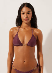 Triangle Swimsuit Top Golden Glow