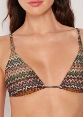Triangle Swimsuit Top Elegant Ethnic
