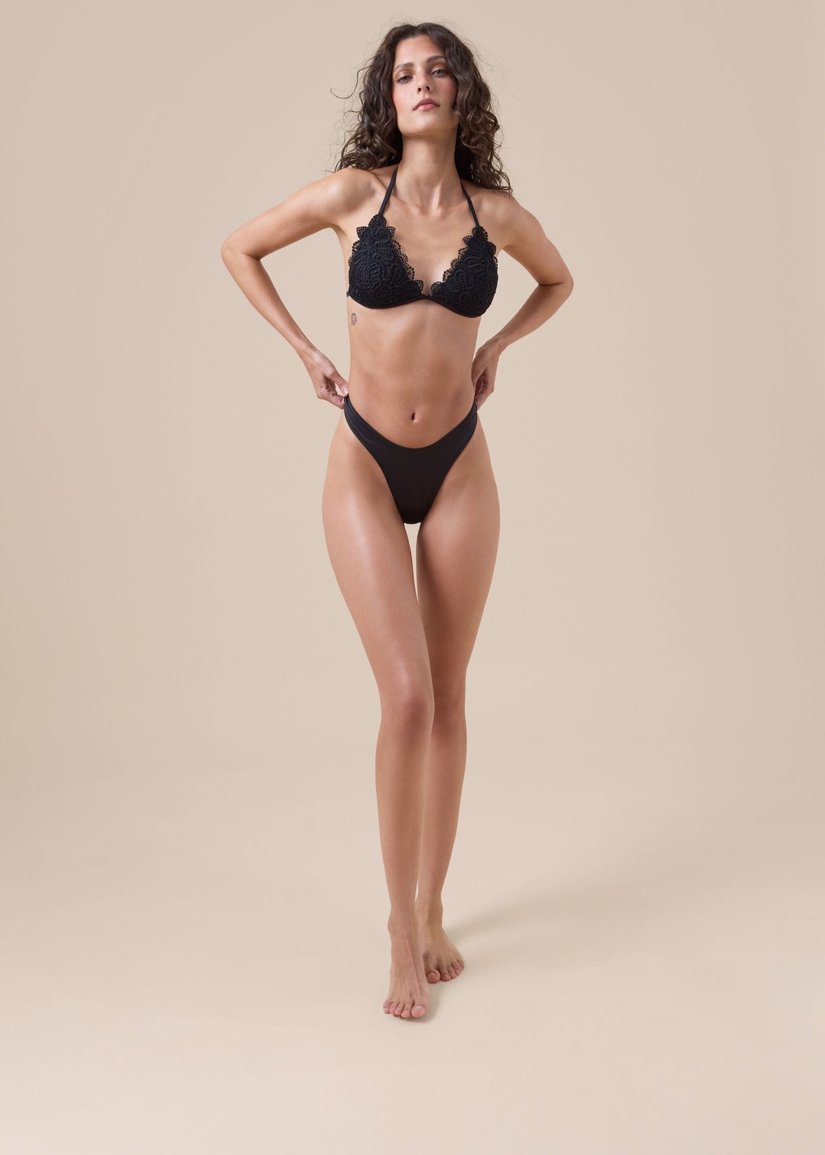Romantic Lace Brazilian Bikini Bottoms