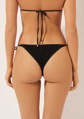 Tie Brazilian Swimsuit Bottoms Sparkling Dusk