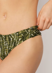 Brazilian Swimsuit Bottom Natural Tie-Dye