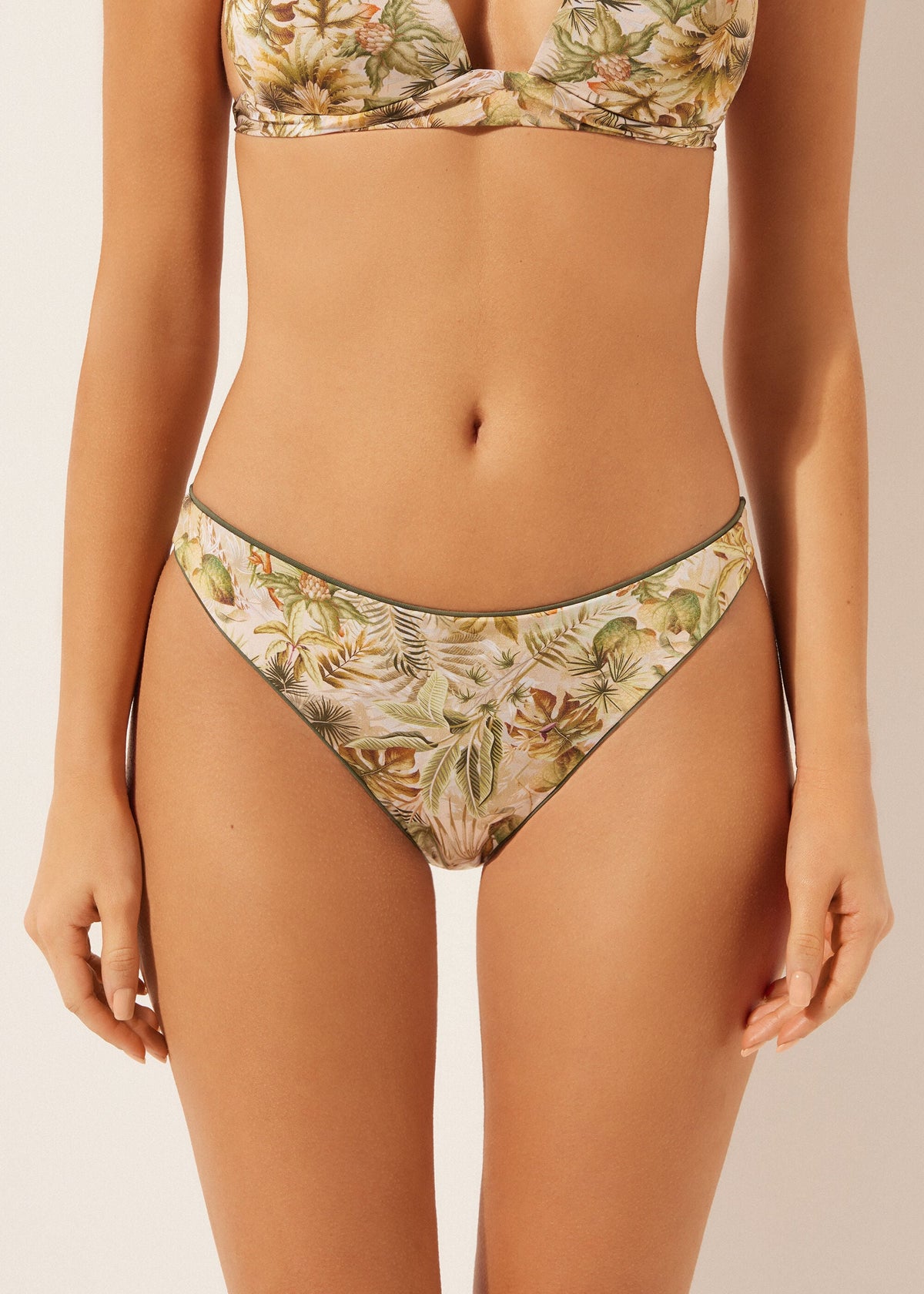 Swimsuit Bottom Tropical Foliage