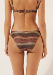 Golden Chevron Swimsuit Bottoms