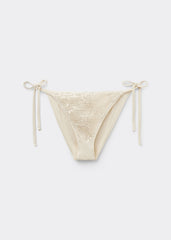 String Swimsuit Bottom Sequin Net