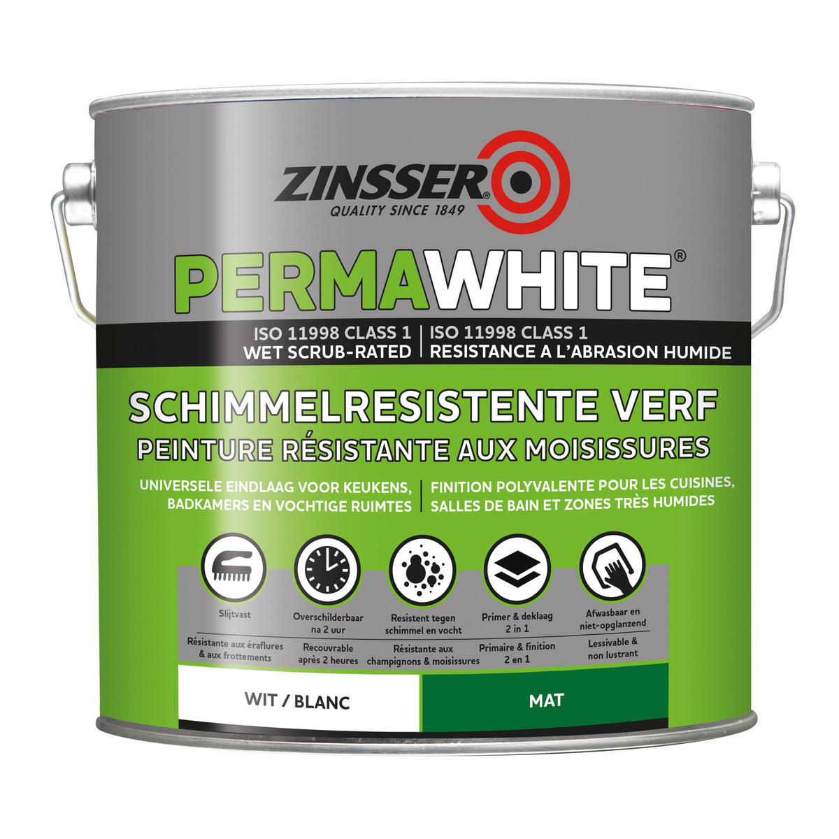 Zinsser Permawhite Matt - 1L